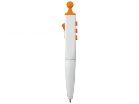 Ручка шариковая «Clic Pen», белый/оранжевый