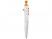 Ручка шариковая «Clic Pen», белый/оранжевый