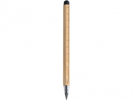 Вечный карандаш "Sicily Bamboo" из бамбука со стилусом и линейкой