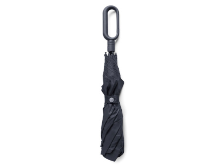 Зонт складной Mini Hook, черный