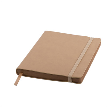 Ежедневник недатированный Shady, А5,  бежевый, кремовый блок в линейку, светло-коричневый обрез