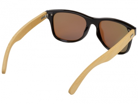 Солнцезащитные очки из бамбука с зеркальной линзой "Rockwood Motion", синий