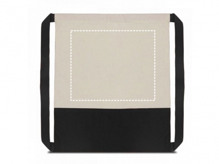 ROMFORD. Сумка в формате рюкзака из 100% хлопка, Черный