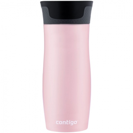 Термостакан Contigo West Loop, вакуумный, розовый