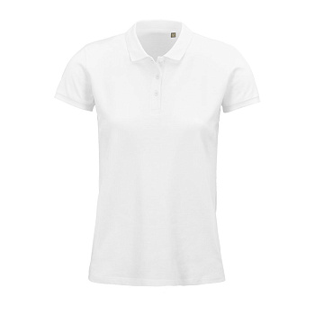 Поло женское PLANET WOMEN, белый, XS, 100% органический хлопок, 170 г/м2