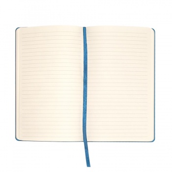 Набор COLORSPRING: аккумулятор, ручка, бизнес-блокнот, коробка со стружкой, голубой/желтый