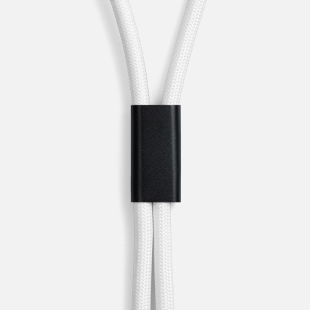 Кабель-ланьярд energyFlex Power Delivery 60 Вт, белый