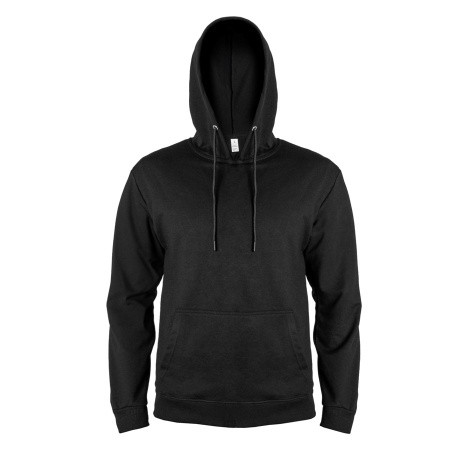 Толстовка мужская с капюшоном SELEN, черный, 4XL, 50 % хлопок, 50% полиэстер, 260 г/м2