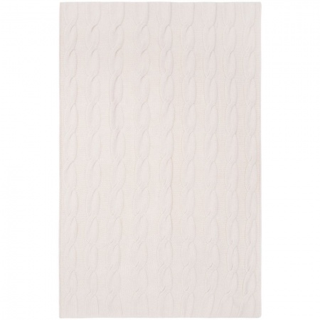 Плед Snefald, жемчужно-белый