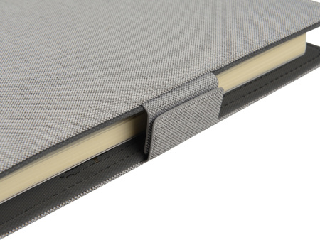 Органайзер с беспроводной зарядкой 5000 mAh "Powernote", светло-серый