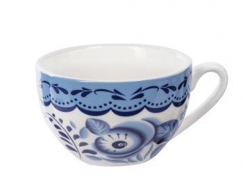 Набор чайный "Гжель": чайная пара, чай