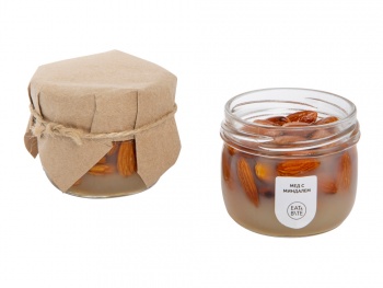 Сувенирный набор "Мед с миндалем" 120 гр (Р)