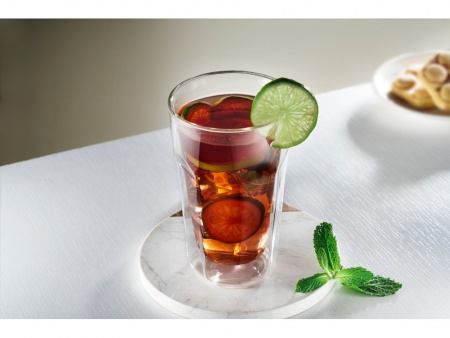 Стакан граненый с двойными стенками "Silva"