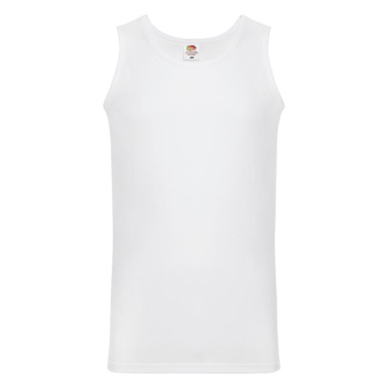 Майка мужская "Athletic Vest", белый_S, 100% х/б, 160 г/м2