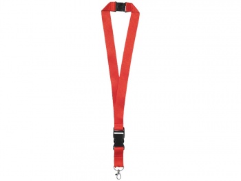 Ланъярд "Berra" со съемным креплением, красный