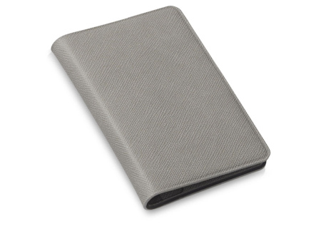 Футляр-книжка на 4-е карты с RFID "Favor", серый
