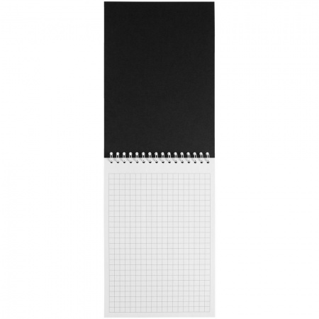 Блокнот Dali Mini в клетку, черный