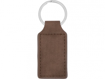 Брелок "Alen" прямоугольный, темно-коричневый