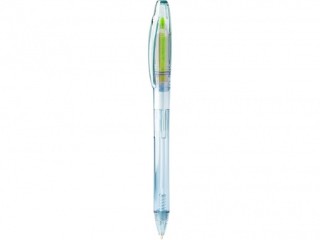 Ручка-маркер пластиковая ARASHI, прозрачный/желтый