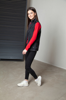 Жилет женский STAN таффета 210T, 65, 24WN, Красный,  (14)  (48/L)