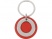 Брелок "Корал-Спрингс", красный/серебристый