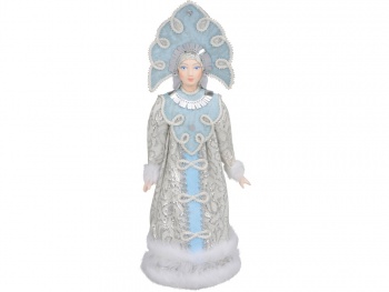 Подарочный набор «Новогоднее настроение»: кукла-снегурочка, платок