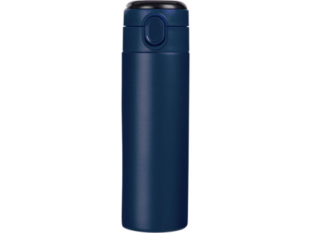 Вакуумная термокружка Waterline с медной изоляцией «Bravo», 400 мл, тубус, темно-синий