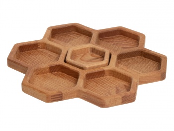 Менажница соты с одной соусницей "Соты"