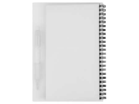 Блокнот А5 "Hyatt" с ручкой шариковой, белый