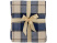 Плед акриловый в клетку Tartan, синий