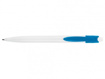 Ручка шариковая "Какаду", белый/голубой (P)
