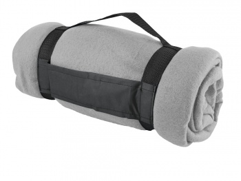 Подарочный набор с термосом и пледом «Serenity», белый/серый