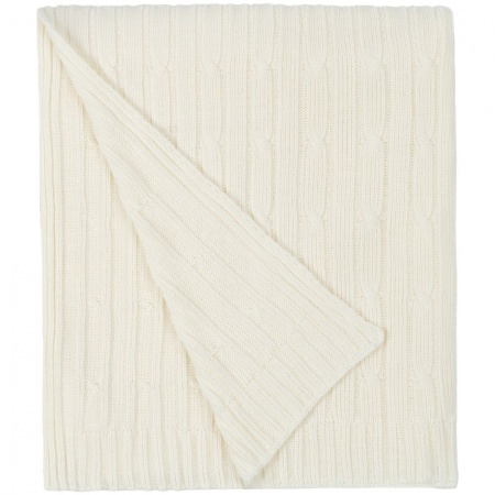 Плед Remit, молочно-белый