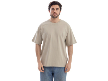 Футболка Kyoto из джерси 180 г/м2 с пич отделкой, унисекс, оливковый