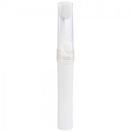 Зубная щетка с пастой Push & Brush, белая