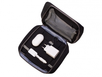 Набор для путешествий с наушниками, адаптером и универсальным кабелем «Take me», черный, белый