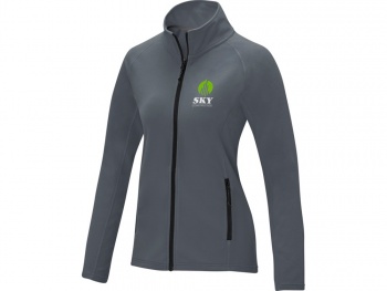 Женская флисовая куртка Zelus, storm grey Женская флисовая куртка Zelus, storm grey