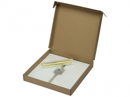 Часы настенные квадратные из стекла 28х28 см «Nile» (Р)