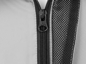 Куртка мужская с капюшоном "Wind", серебристый