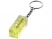 Брелок Leveler с уровнем, прозрачный желтый/серебристый