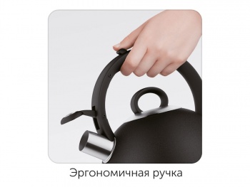 Чайник со свистком, 2,5 л, NADOBA, серия ANESA