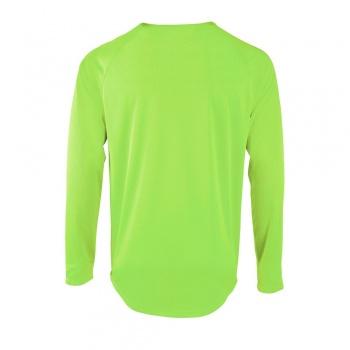 Футболка с длинным рукавом Sporty LSL Men, неоново-зеленая Футболка с длинным рукавом Sporty LSL Men, неоново-зеленая
