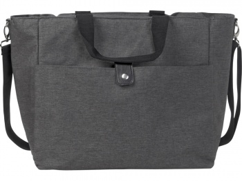 Сумка-холодильник Fabrizio со штопором, серый/черный