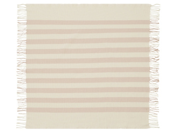 Плед Reglet, 130x150 см ( с учетом бахромы) 100% хлопок, бежевый