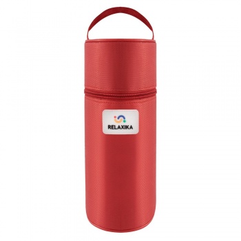 Термос Relaxika Duo 1200 в чехле, стальной