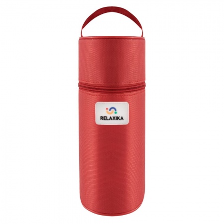 Термос Relaxika Duo 1200 в чехле, стальной