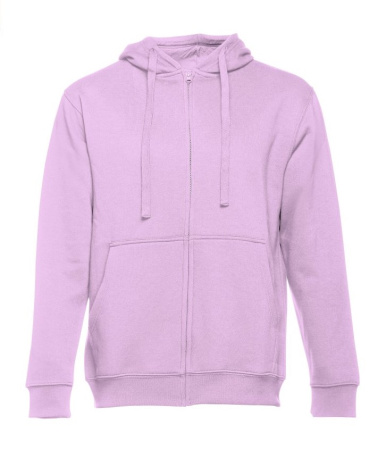 Толстовка мужская с капюшоном на молнии AMSTERDAM, сирен., 2XL, 50% хлопок, 50% полиэстер, 320 г/м2