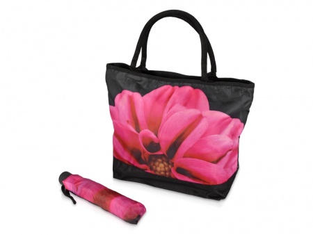 Набор «Георгин», черный/розовый