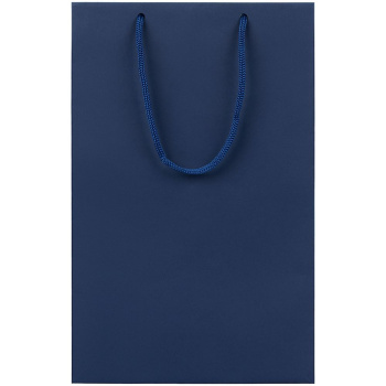 Пакет бумажный Porta S, вертикальный, темно-синий