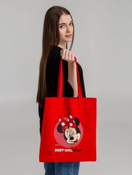 Холщовая сумка «Минни Маус. Best Girl Ever», красная Холщовая сумка «Минни Маус. Best Girl Ever», красная